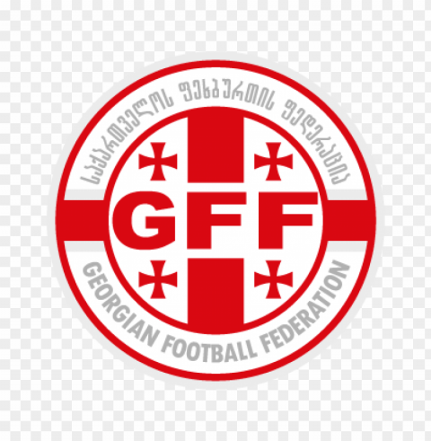 georgian football federation vector logo Isolated Design Element in PNG Format