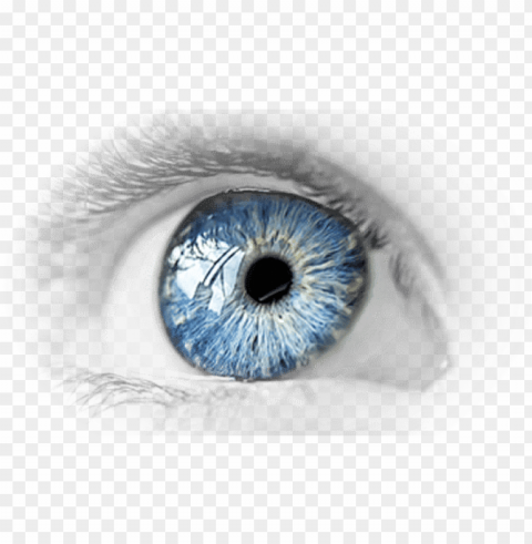 Get Blue Eyes Subliminal PNG Graphic Isolated With Transparency