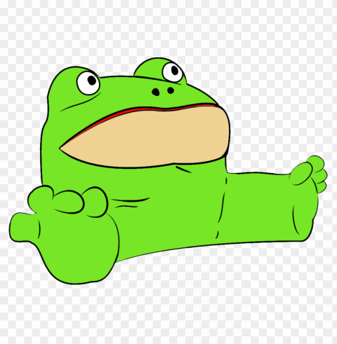 get out frog - me obrigue Transparent Background Isolated PNG Design