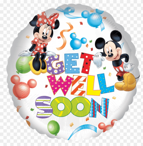 get well soon disney balloon Transparent PNG pictures for editing