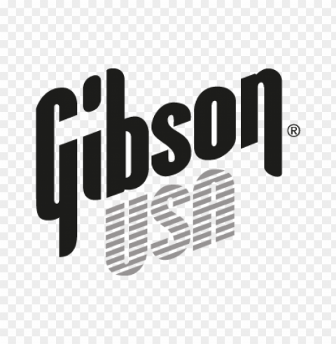 gibson usa logo vector PNG free transparent