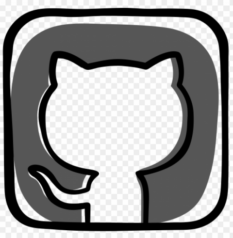 github logo no background PNG Isolated Subject with Transparency
