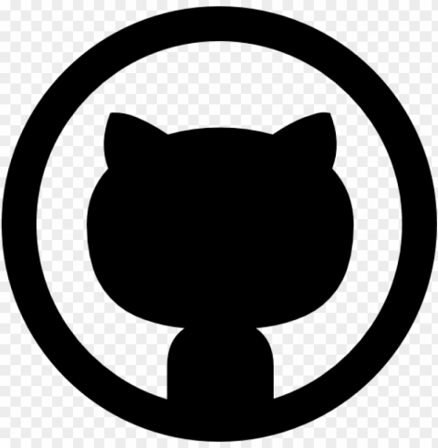 github logo download PNG images with alpha transparency selection