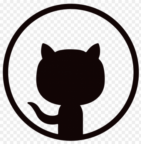 Github Logo File PNG Isolated Object On Clear Background