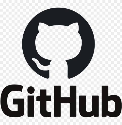 github logo hd PNG Isolated Object with Clarity
