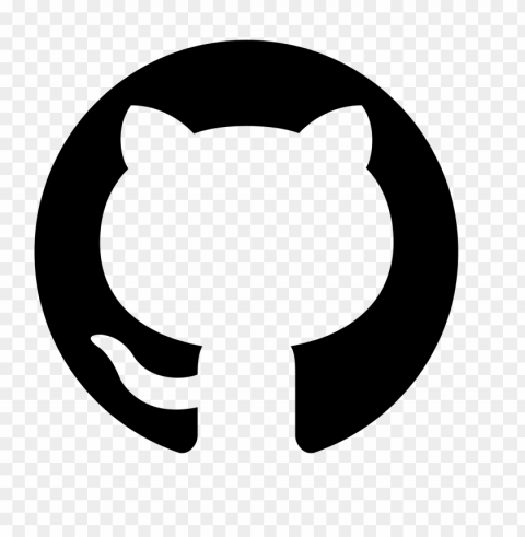 github logo background PNG Image with Transparent Cutout