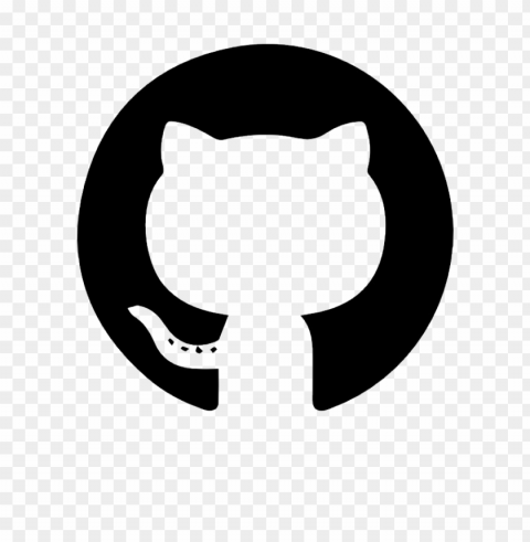 github logo wihout background PNG Image with Isolated Transparency