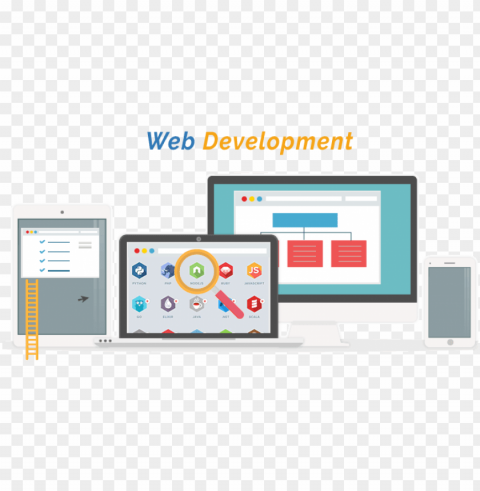 give a new way to your business solutions by developing - website re designi Isolated Element on HighQuality PNG