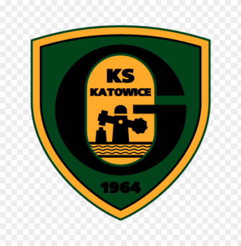 gks katowice old vector logo Clear Background PNG Isolated Graphic Design