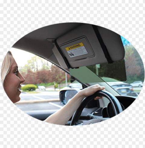 glare guard glare guard's gray polarized car sun visor Isolated Graphic on HighResolution Transparent PNG