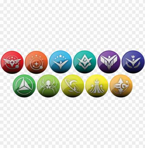 glass style powerplay icons - elite dangerous icons PNG Image with Isolated Icon
