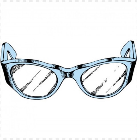 glasses frames clipart Transparent Background Isolated PNG Design Element