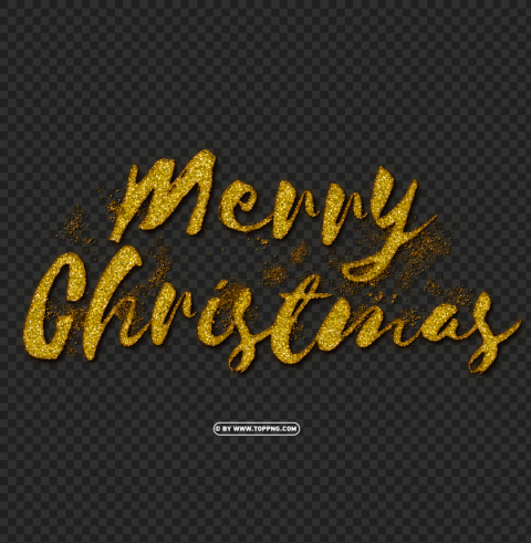 glitter gold merry christmas text PNG images without licensing