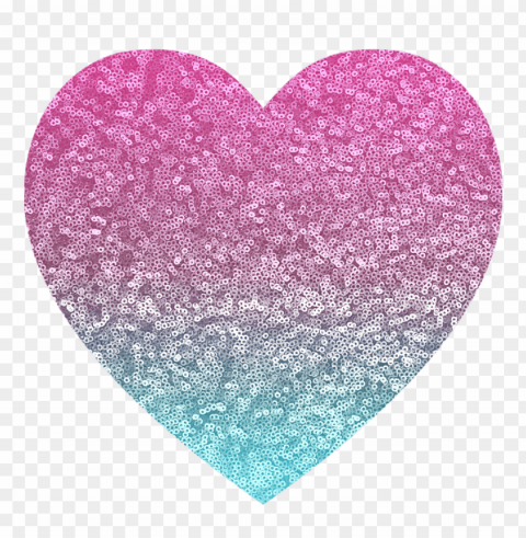 glitter heart Transparent PNG Artwork with Isolated Subject