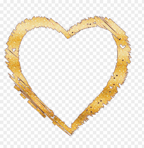 glitter heart Clear Background Isolated PNG Illustration
