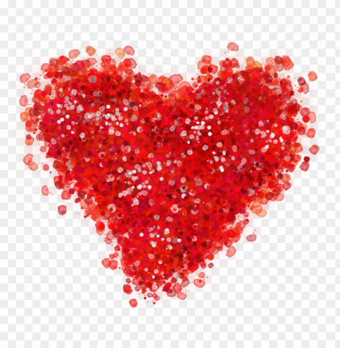 glitter heart Clear Background PNG Isolated Design PNG transparent with Clear Background ID 2ded3c51