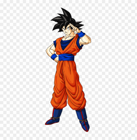 Goku Isolated Character In Transparent PNG Format