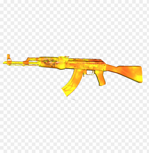 Gold Ak47 Free PNG Images With Alpha Channel Set