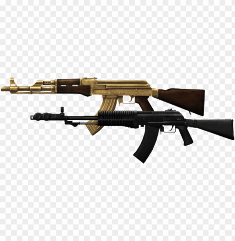 gold ak47 Free PNG images with alpha transparency compilation