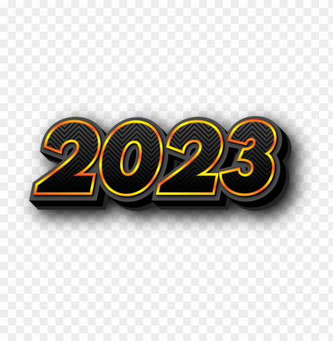 gold and black color 2023 PNG images with transparent overlay