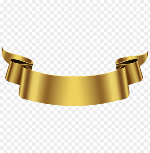 gold banner ribbon PNG with Isolated Object and Transparency PNG transparent with Clear Background ID 1f065445