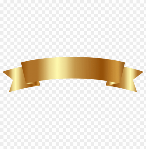 gold banner ribbon Isolated Element in Clear Transparent PNG PNG transparent with Clear Background ID af321dbd