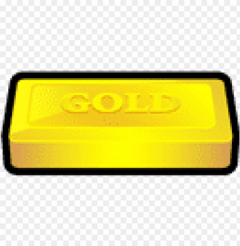 gold bar icon Transparent PNG Isolated Graphic Design