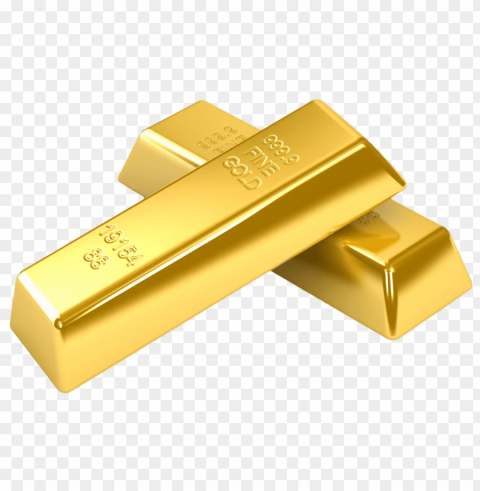 gold bar icon Transparent PNG Object Isolation
