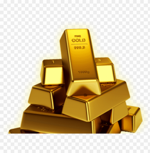 gold bar icon PNG with no background for free