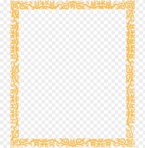 gold border Isolated Subject on HighQuality Transparent PNG