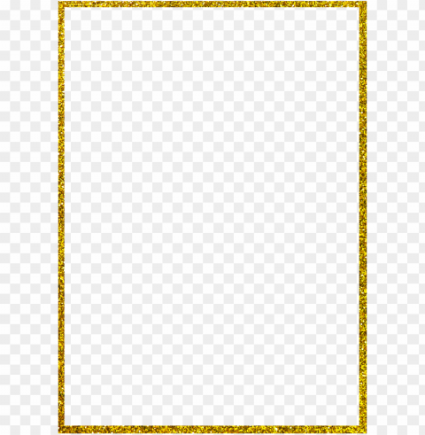 Gold Border Transparent PNG Isolated Object With Detail