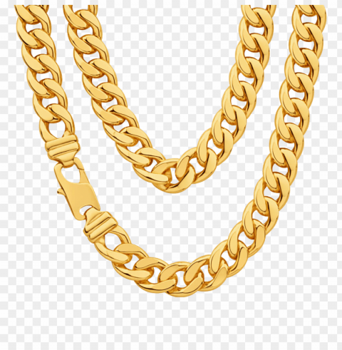gold chain PNG files with alpha channel assortment