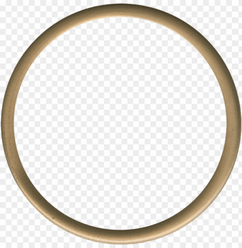 gold circle frame PNG Graphic with Transparent Isolation