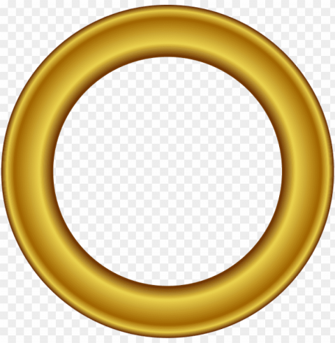 gold circle frame PNG graphics