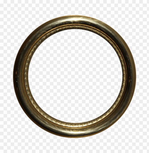 gold circle frame PNG graphics for free