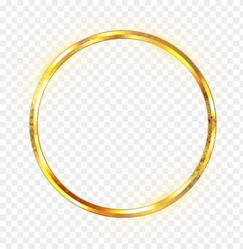gold circle frame PNG graphics with clear alpha channel broad selection