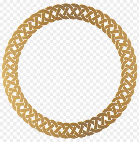 gold circle frame PNG Image Isolated with Transparent Detail