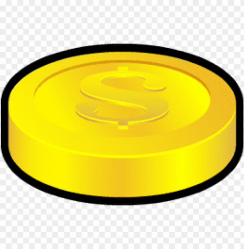 gold coin icon Clean Background Isolated PNG Graphic