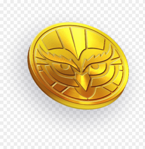 Gold Coin Icon Clean Background Isolated PNG Illustration