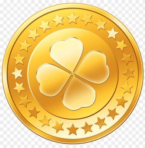 gold coin Isolated Item in Transparent PNG Format