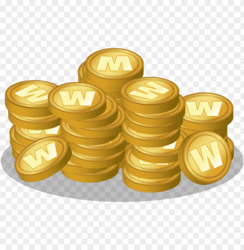 Gold Coin Vector PNG With Clear Transparency