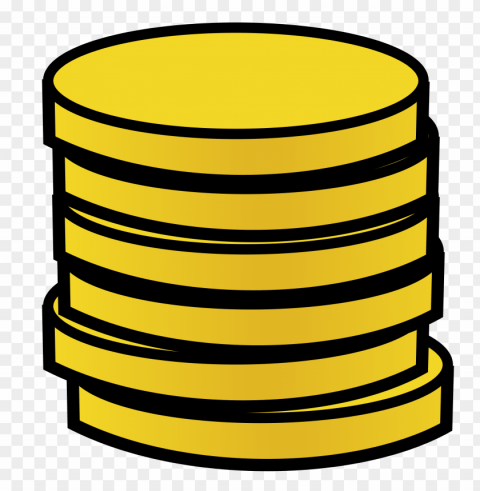 gold coins clipart PNG Graphic with Isolated Design