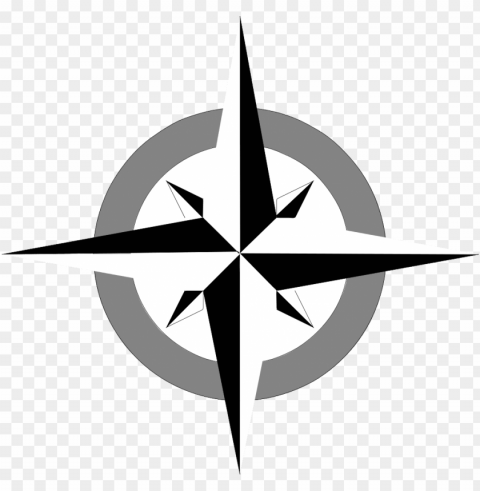 gold compass rose PNG transparent artwork