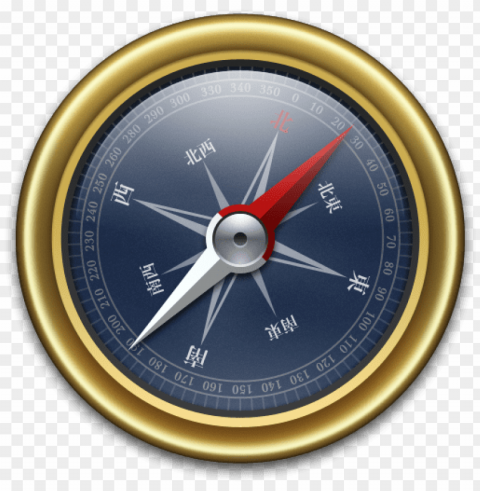 gold compass rose PNG transparent design bundle