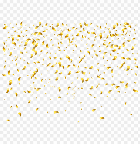 gold confetti PNG Image Isolated on Transparent Backdrop PNG transparent with Clear Background ID 0cb82d12