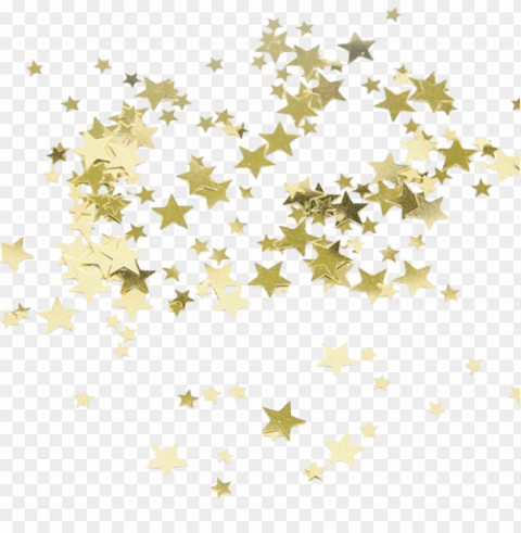 gold confetti PNG Image Isolated with Clear Transparency