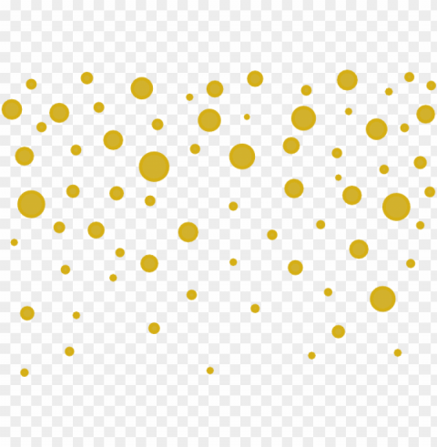 Gold Confetti Clear PNG Image