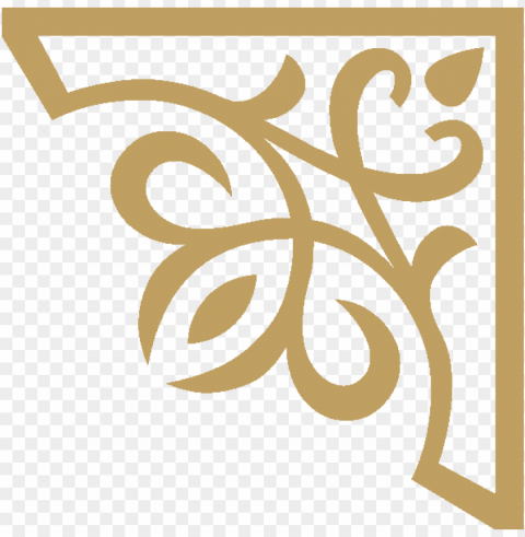 Gold Corner Designs PNG Images With No Background Essential