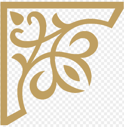 gold corner PNG graphics with clear alpha channel broad selection PNG transparent with Clear Background ID 7b9f46c4