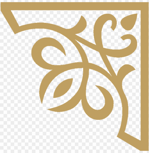 gold corner PNG graphics with clear alpha channel collection PNG transparent with Clear Background ID e7f0906e